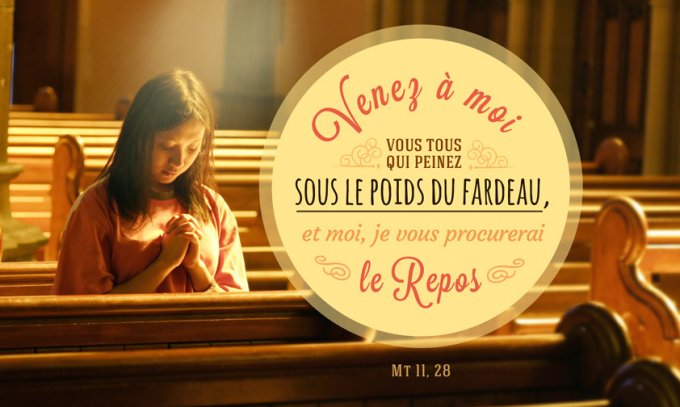 venez à moi vous tous qui peinez