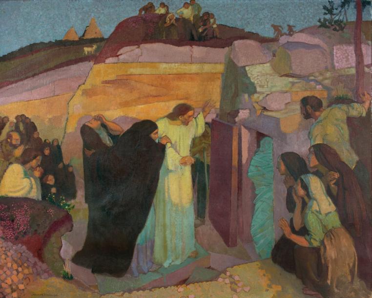 La résurrection de Lazare, tableau de Maurice Denis