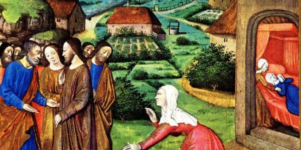 Canaanite Woman, Très Riches Heures Duc de Berry circa 1410