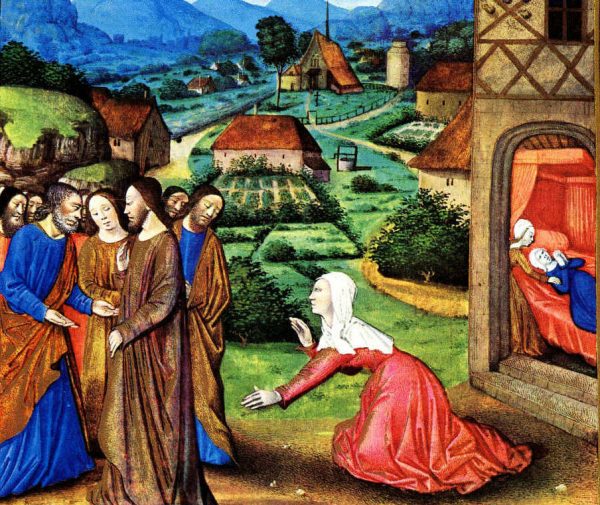 Canaanite Woman, Très Riches Heures Duc de Berry circa 1410