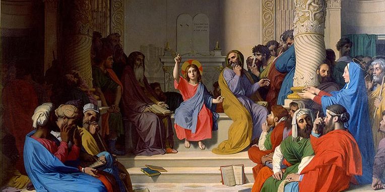 jesus parmi les docteurs ingres