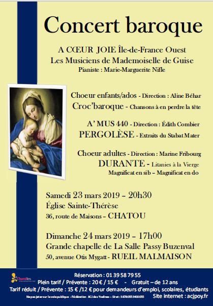 a coeur joie concert 24 mars 2019